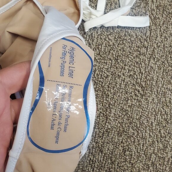 Cosabella Mare Sol One piece plunge cut out swimsuit White NWT L - Picture 3 of 6